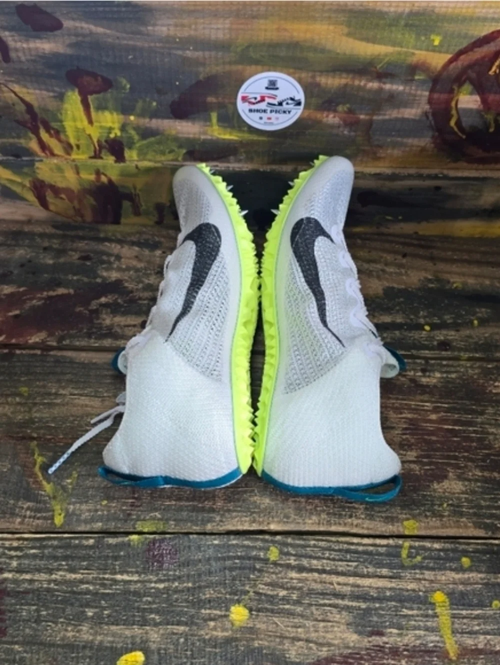 Nike Zoom Superfly Elite 2 Track Spikes White Spruce Men’s Sz 7.5 FZ9662-100 New
